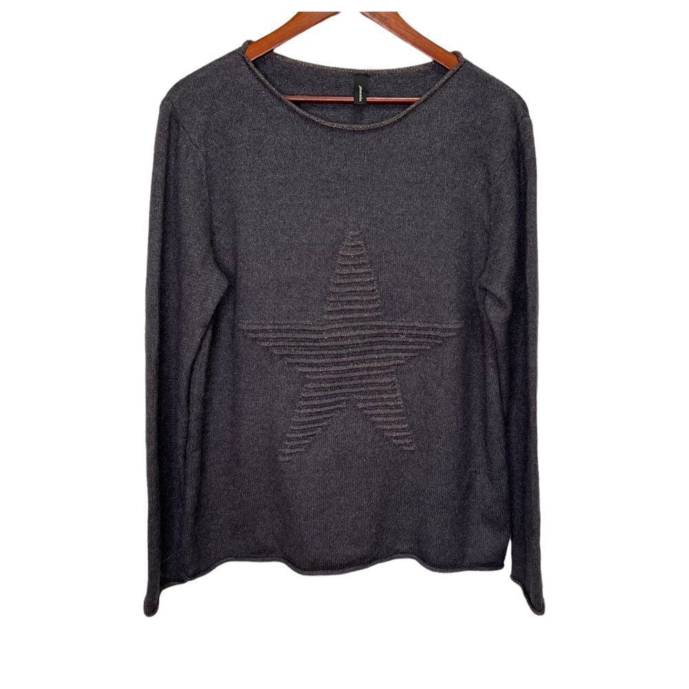 Soya Concept Grey Star Sweater Size XL